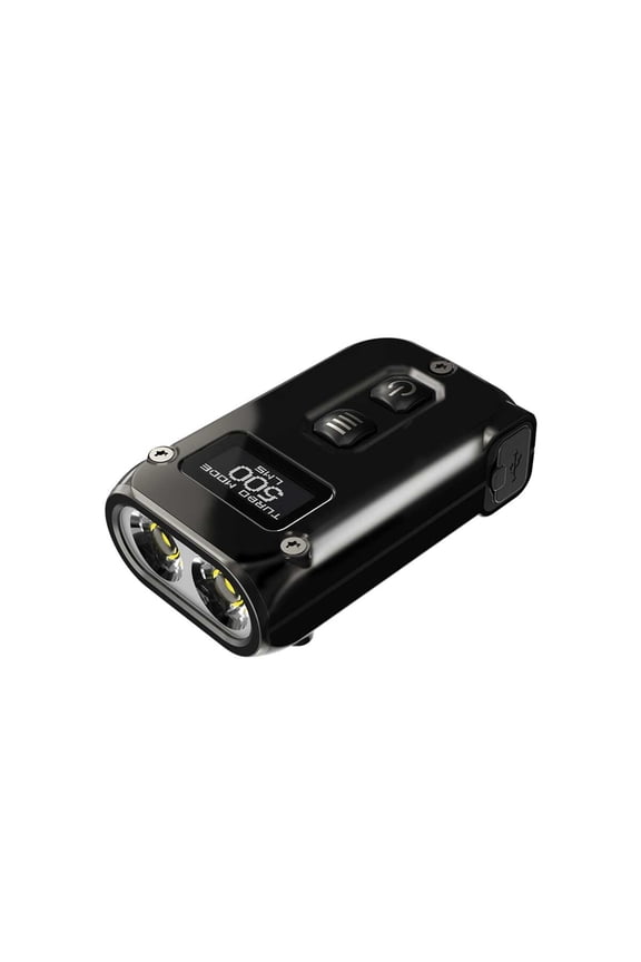 Nitecore TINI-2 SS Stainless Steel Dual-Core Rechargeable Keychain Light 500 LM