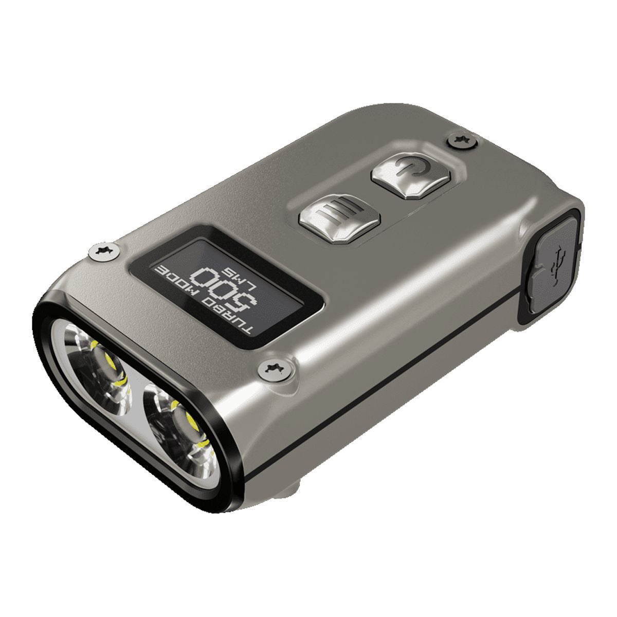 Nitecore TINI-2 Ti Titanium Dual-Core USB-C Rechargeable LED Keychain Light - 500 Lumens