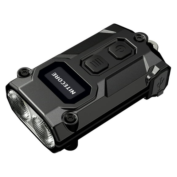 Nitecore TINI 3 600 Lumen Multi-Color Rechargeable Keychain Flashlight (Black)
