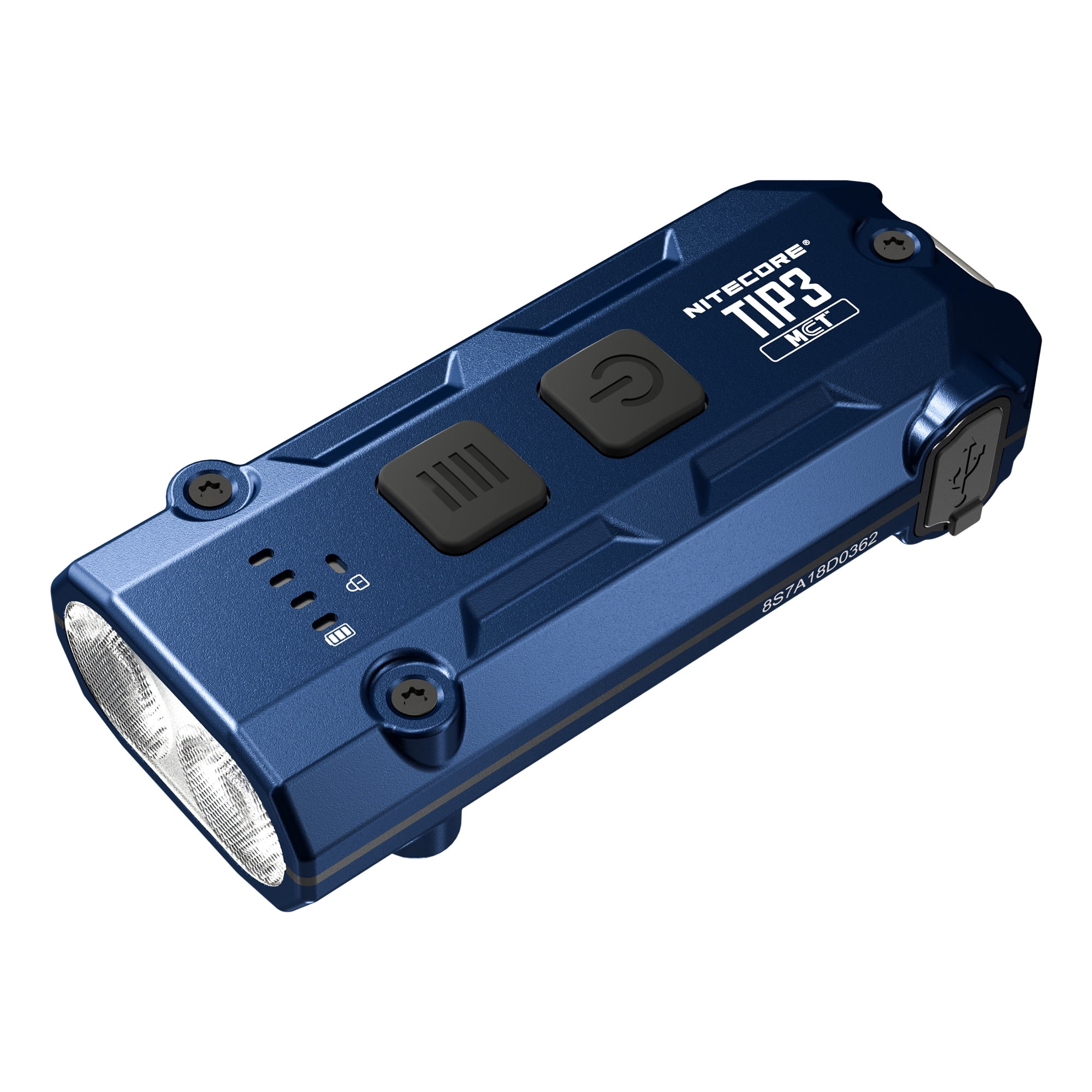 Nitecore TIP3 720 Lumen Rechargeable Keychain Flashlight (Black) + Nitecore Sticker