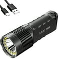 thumbnail image 1 of Nitecore TM20K CREE XP-L2 LEDs Rechargeable Flashlight, 9600mAh Li-ion Battery, White, 20000 Lumens, Black, 1 of 11