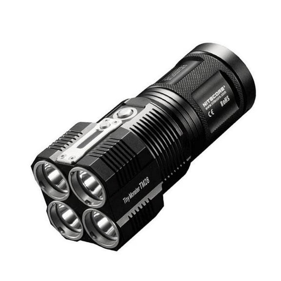 Nitecore TM28 6000 Lumen Rechargeable Flashlight / Searchlight -4x XHP35 HI LED