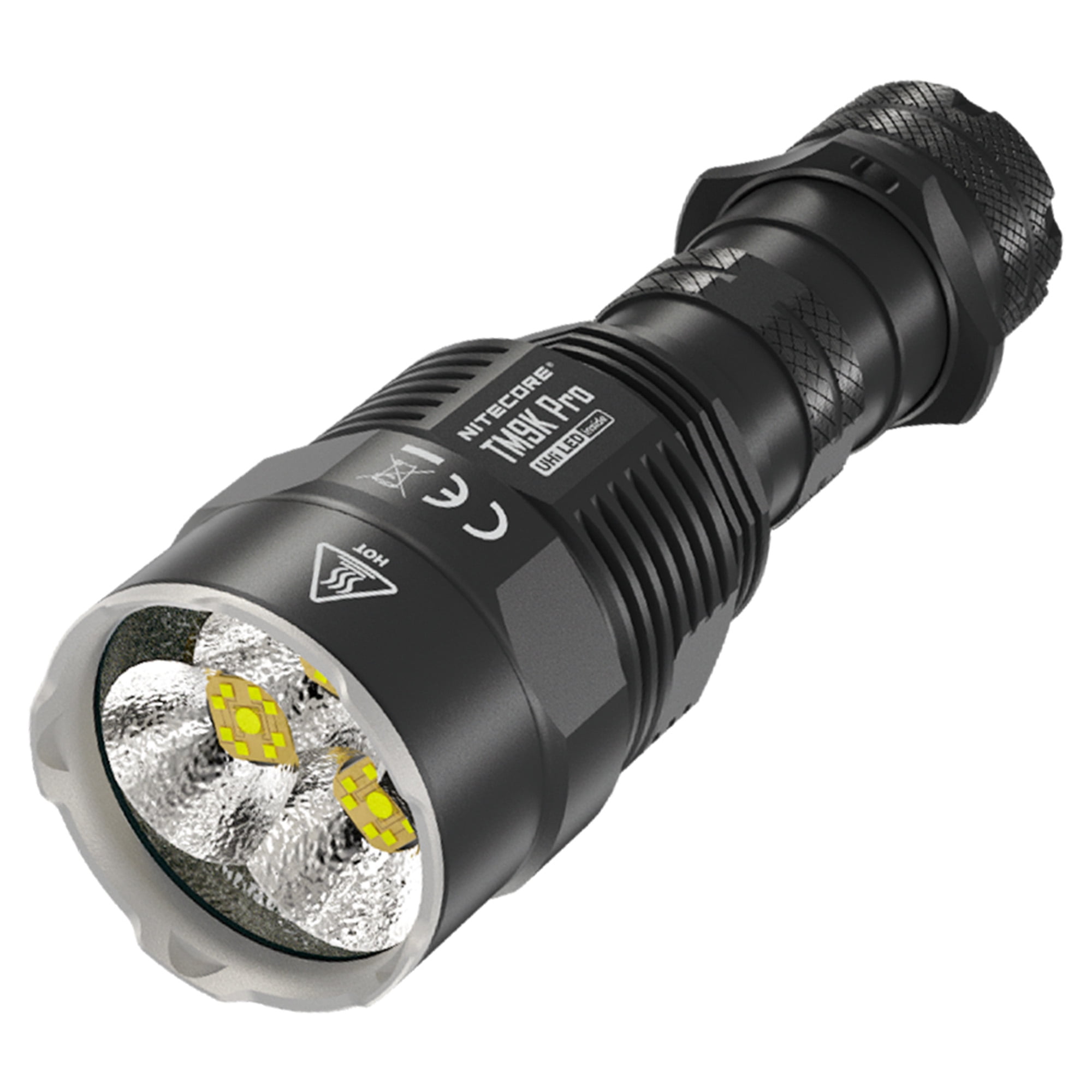 Nitecore TM9K Pro 9900 Lumen Fast Charging USB-C Flashlight, Black