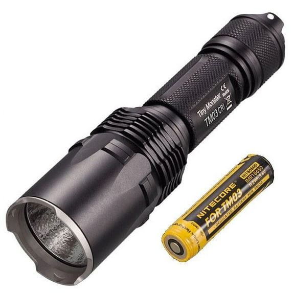 Nitecore Tiny Monster TM03 CRI CREE XHP70 LED Flashlight -2600 Lumens -Includes 1x IMR 18650 Battery