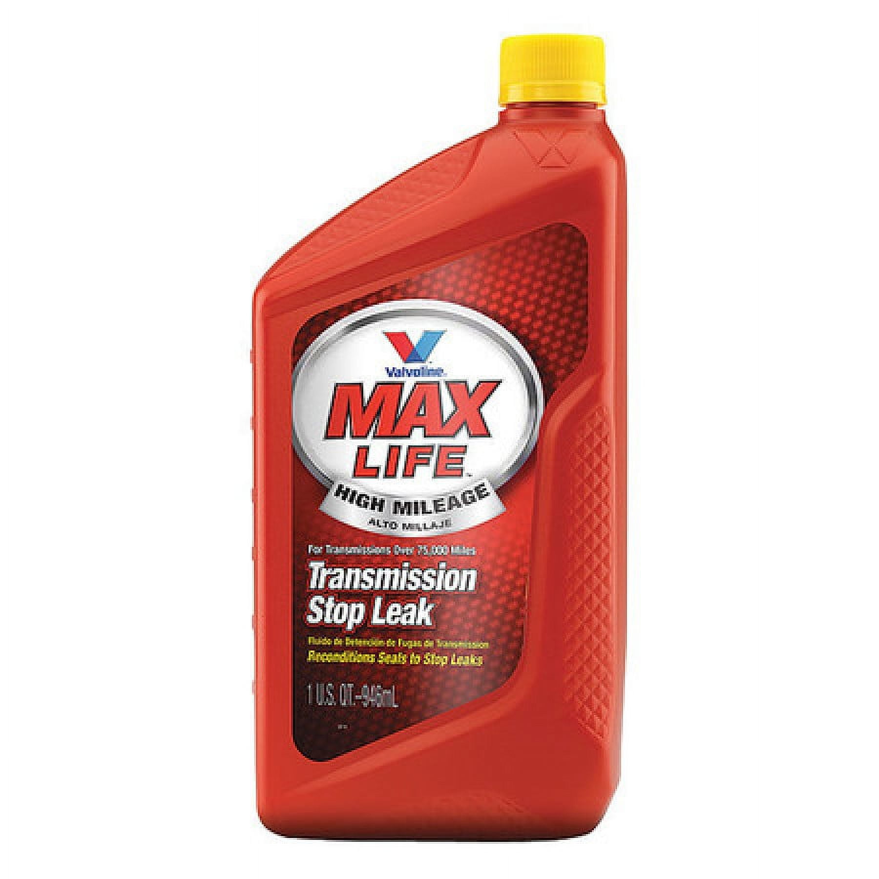 Valvoline MAXLIFE Transmission Fluid + Stop Leak, 32 oz. Compatible in ALL Transmissions