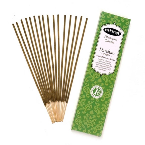 Nitiraj Masterpiece Collection Incense 2-Pack 25gm 1 Hour per Stick Darshan