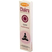 Nitiraj Natural Chakras Incense Sticks Slow Burning 1hr. 2 Pack Crown Chakra Frankincense