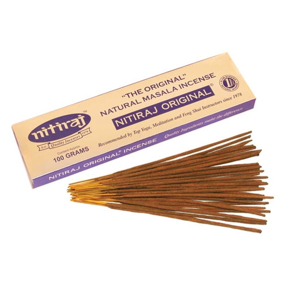 Nitiraj The Original Natural Masala Incense Slow Burning 1 Hour per Stick