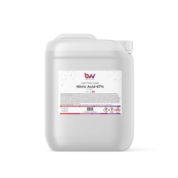 Nitric Acid 67% Lab Grade - 5 Gallon Size