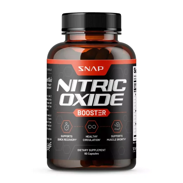 Nitric Oxide Booster LCitrulline LArginine Muscle Building Supplement