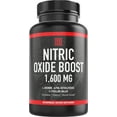 thumbnail image 1 of Nitric Oxide Booster Supplement - 1600mg Extra Strength L-Arginine, Citrulline Malate, and Alpha-Ketoglutarate for Muscle Growth, Vascularity & Energy - Double Dragon Organics (60 Caps), 1 of 5