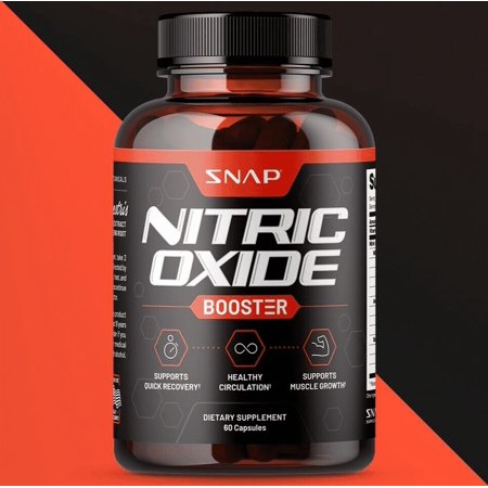 Nitric Oxide Booster Supplement - L-Arginine, L-Citrulline 1500mg - 60 Capsules