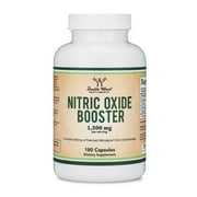 Nitric Oxide Booster, Supports Heart & Vessels, 180 Capsules, Double Wood Supplements