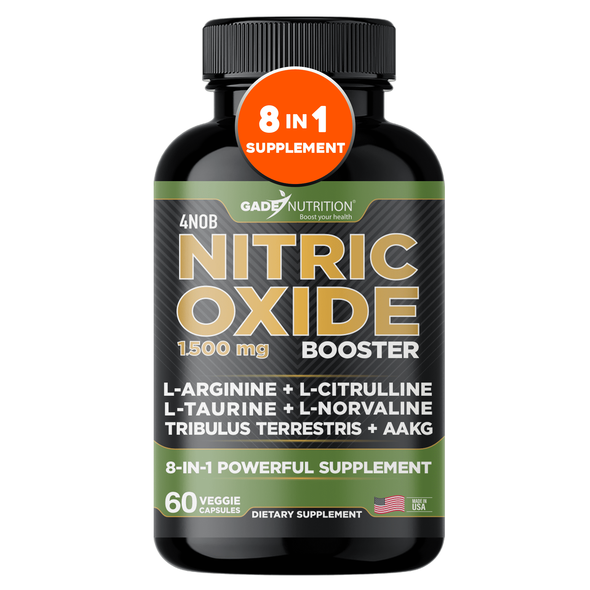 Nitric Oxide Supplement Larginine capsules Helps Improve Energy