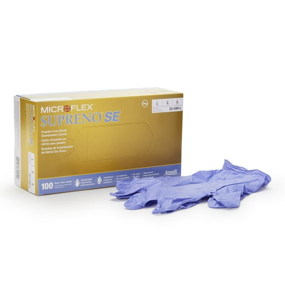 Nitrile Gloves - 5.5 mil – Large – Pack of 100