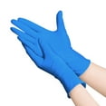 thumbnail image 1 of Nitrile Gloves,Hizek 4 Mils 100 Pcs Nitrile Disposable Gloves,Powder Free,Latex Free,Soft Industrial Gloves,Cleaning Glove for Family Use,S,M,L,XL, 1 of 8