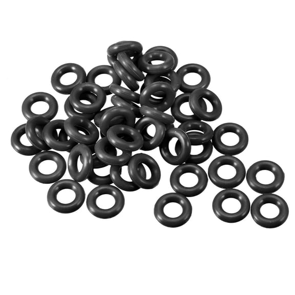 (2mmx5mmx1.5mm)Nitrile Rubber O-Rings, Metric Sealing Gasket for Automotive Machine Plumbing, Pack of 50