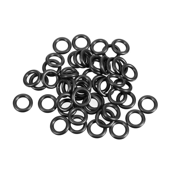 (5mmx8mmx1.5mm)Nitrile Rubber O-Rings, Metric Sealing Gasket for Automotive Machine Plumbing, Pack of 50