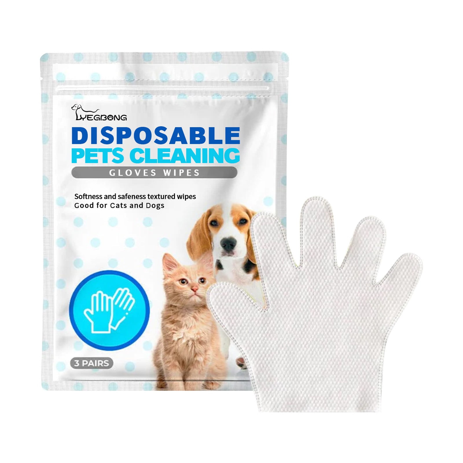 Nitrile gloves cook gloves Pet No Washing Glove 3 Pcs, Pet No Rinse Pet