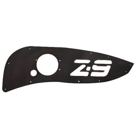 Nitro Boat Blank Shifter Panel | Z9 Black 25 5/8 x 9 Inch Starboard