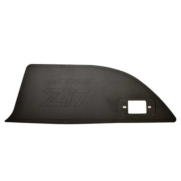 Nitro Boat Curved Bow Panel 184234 | Z17 Black Starboard