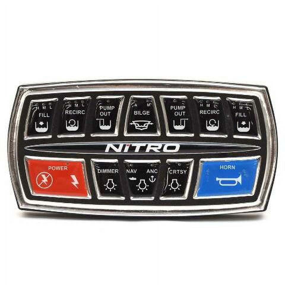 Nitro Boat Helm Switch Panel 176694 2015 Keypad 6Pin