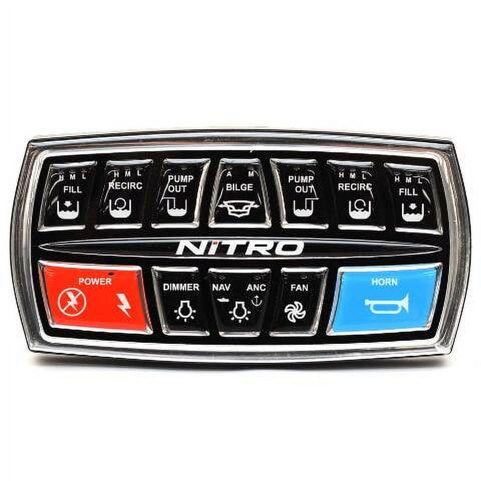 Nitro Boat Helm Switch Panel 319979 2019 Keypad 6Pin