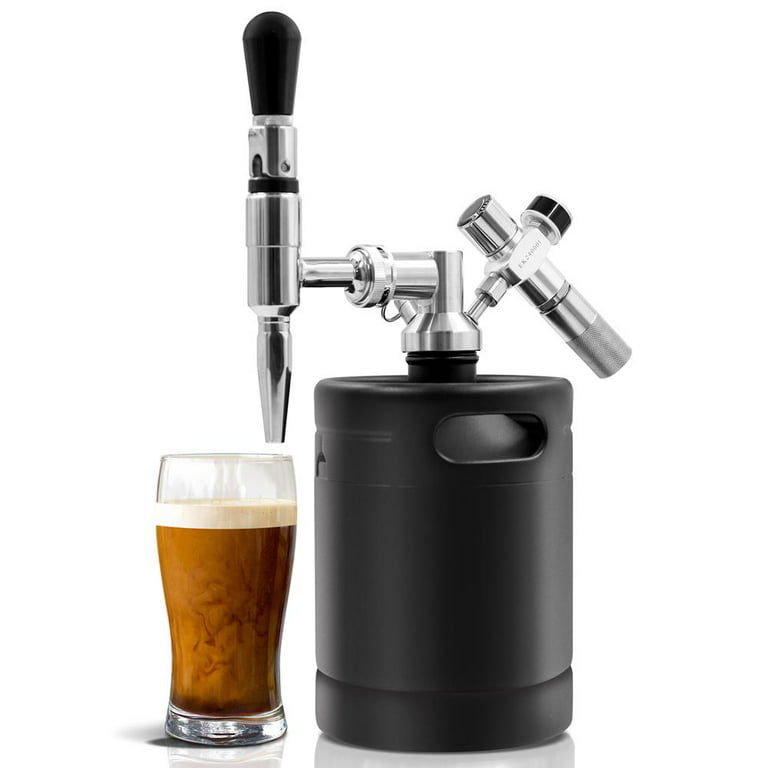  The Original Royal Brew Nitro Cold Brew Coffee Maker - Gift for  Coffee Lovers - 64 oz Home Keg, Nitrogen Gas System Coffee Dispenser Kit :  Home & Kitchen