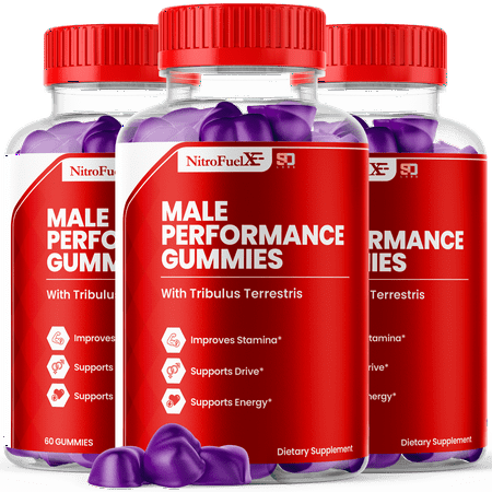 Nitro Fuel X Gummies for Men Advanced Performance Supplement 180 Gummies