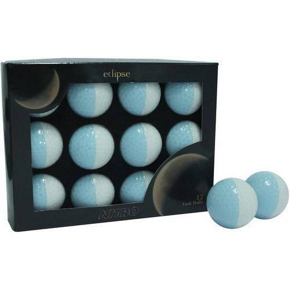 Nitro Golf Eclipse Golf Balls, Assorted Colors, 12 Pack