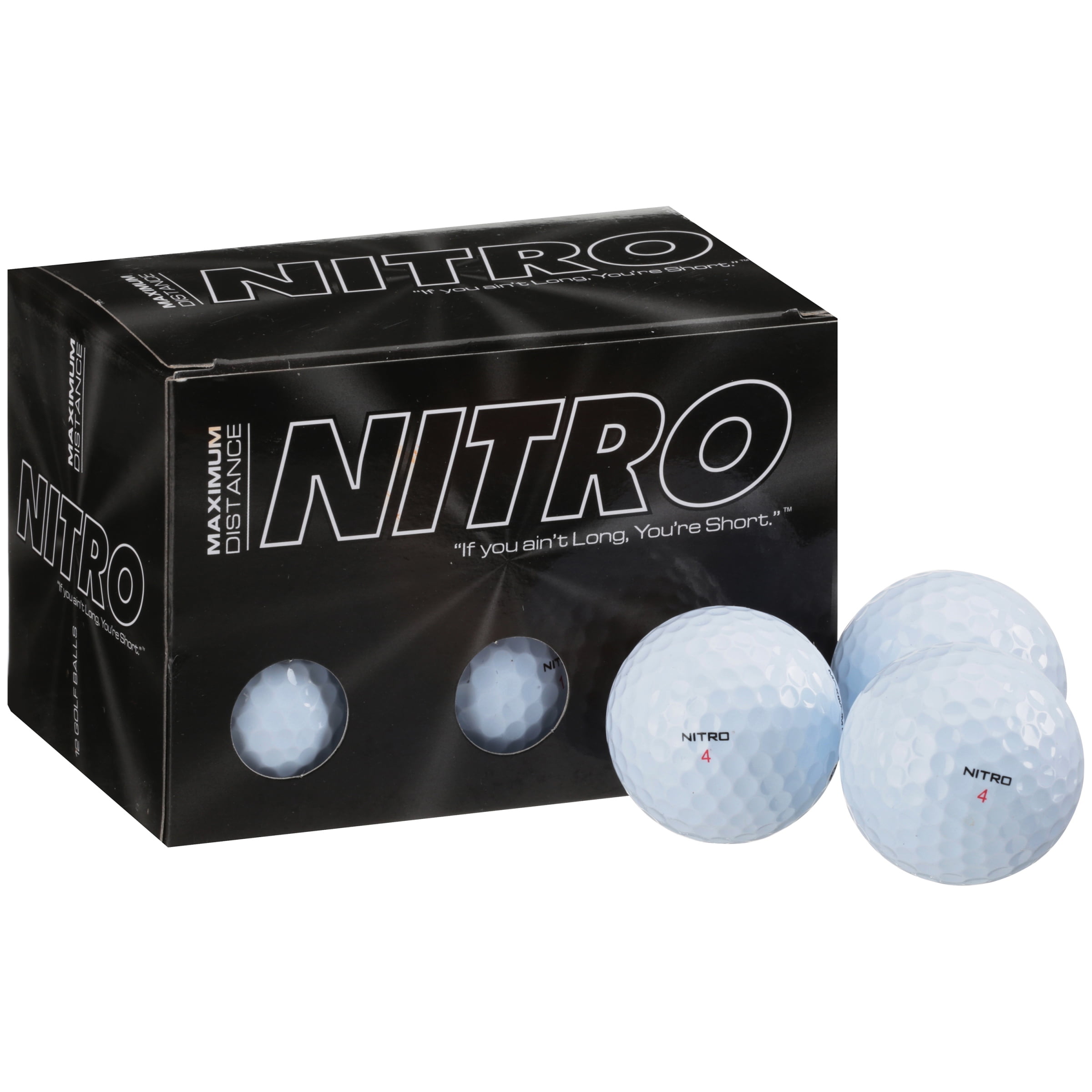 Nitro Golf Maximum Golf Balls, 12 Pack
