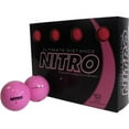 thumbnail image 1 of Nitro Golf Ultimate Distance Golf Balls, Pink, 12 Pack, 1 of 1