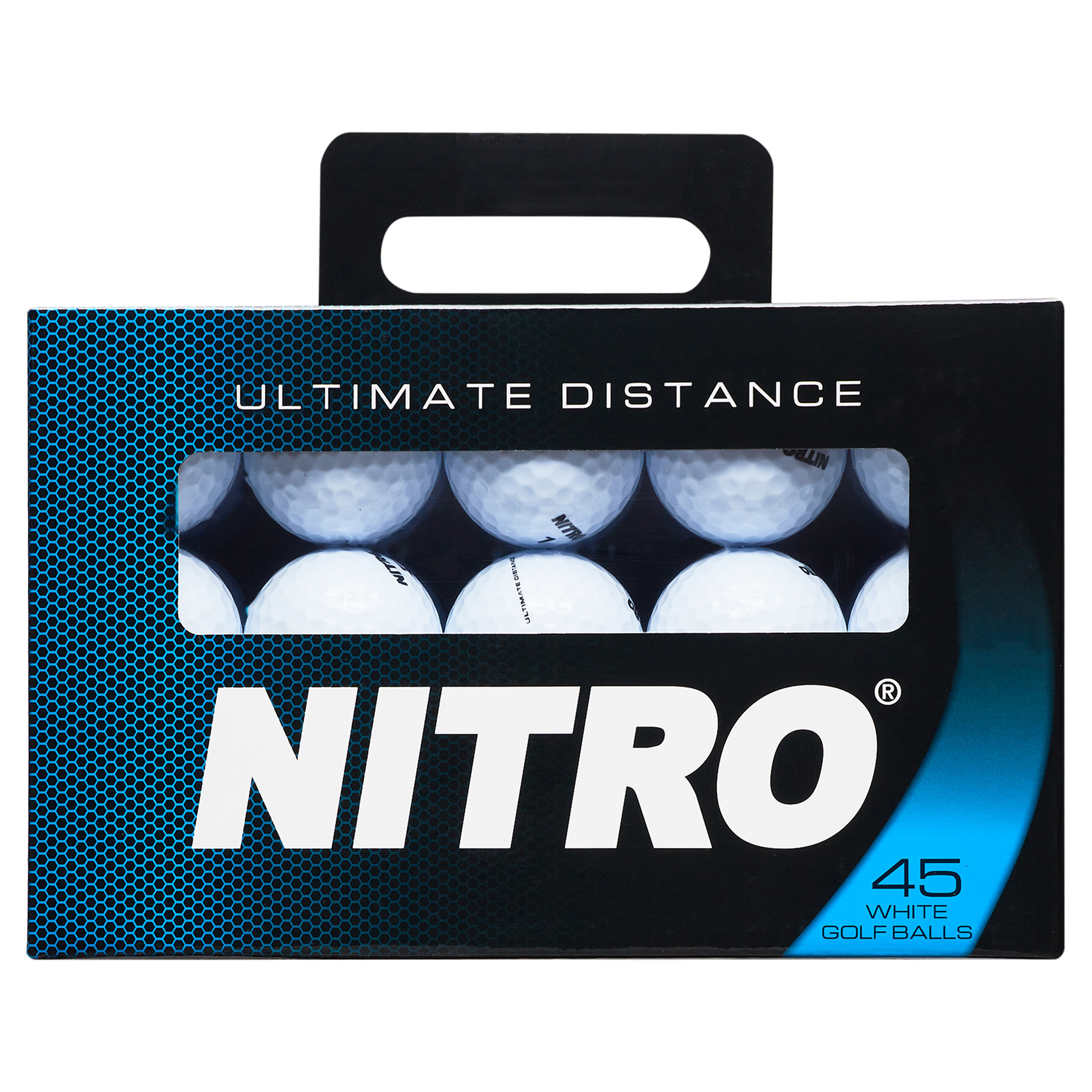 Nitro Golf Ultimate Distance Golf Balls, White, 45 Pack - image 1 of 4