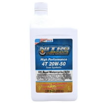 Nitro Lubricants 20W-50 Engine Oil – Synthetic Blend, 1 Quart – Made in USA