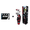 thumbnail interactive-video image 1 of Nitro Men’s Blaster 13-Piece Right-Handed Golf Club Set, Includes Club Set & Bonus 12pk of Nitro Golf Balls, 1 of 5