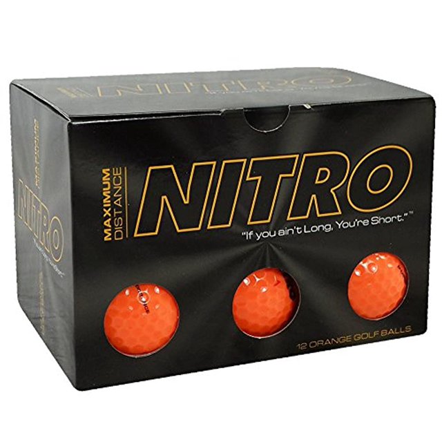 Nitro NMD12OBXC Maximum Distance Golf Ball 12 Pack Orange