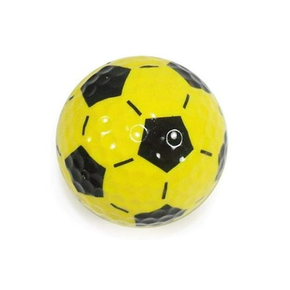 Nitro Novelty Golf Ball, Soccer Yellow, 3 Pack