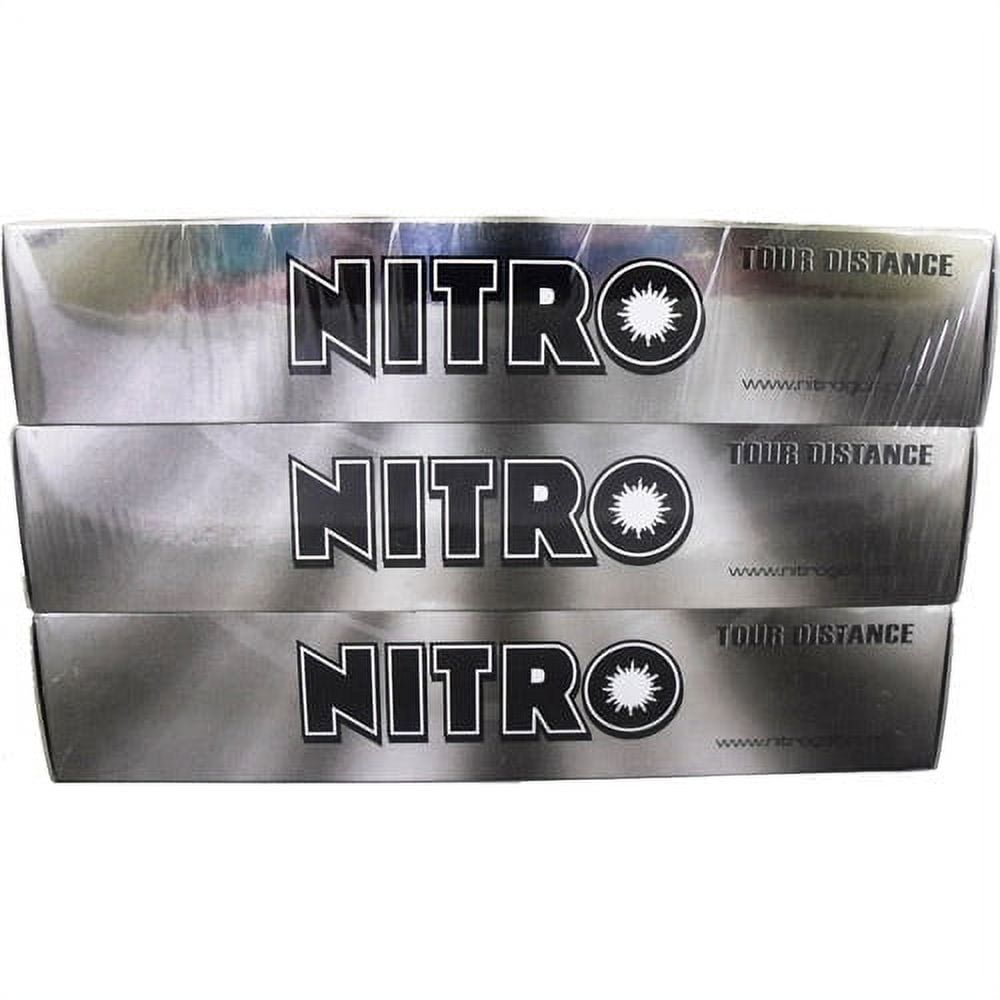 Nitro Tour Distance White Golf Balls, 45
