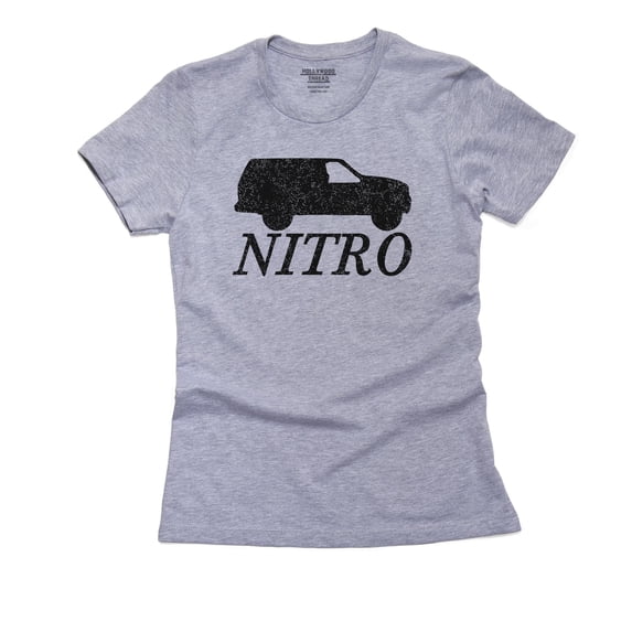 Nitro Truck - Cool Off Road Truck Graphic Women's Cotton Grey T-Shirt