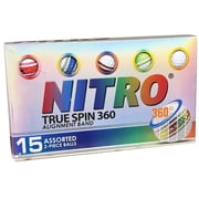 Nitro Truespin 360 Alignment Golf Balls [15-Ball] Assorted