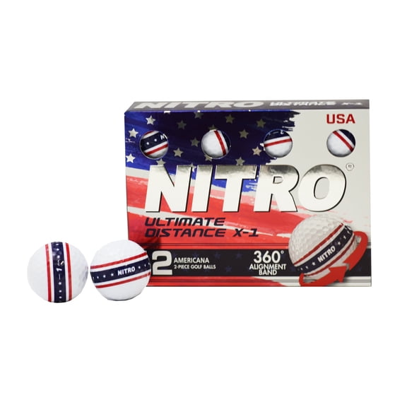 Nitro USA Tour X Golf Balls 12pk