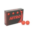 Nitro Ultimate Distance Golf Balls, Red, 12 Pack