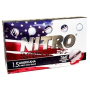 Nitro Ultimate Distance X1 Americana 360 Golf Balls [15-Ball] White