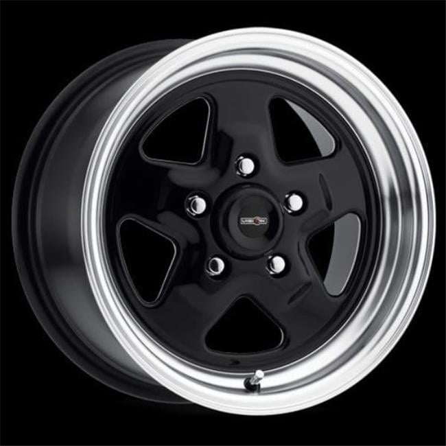 Vision 5 x 127 mm 521H Nitro Machined Lip Wheel Rim - Gloss Black ...