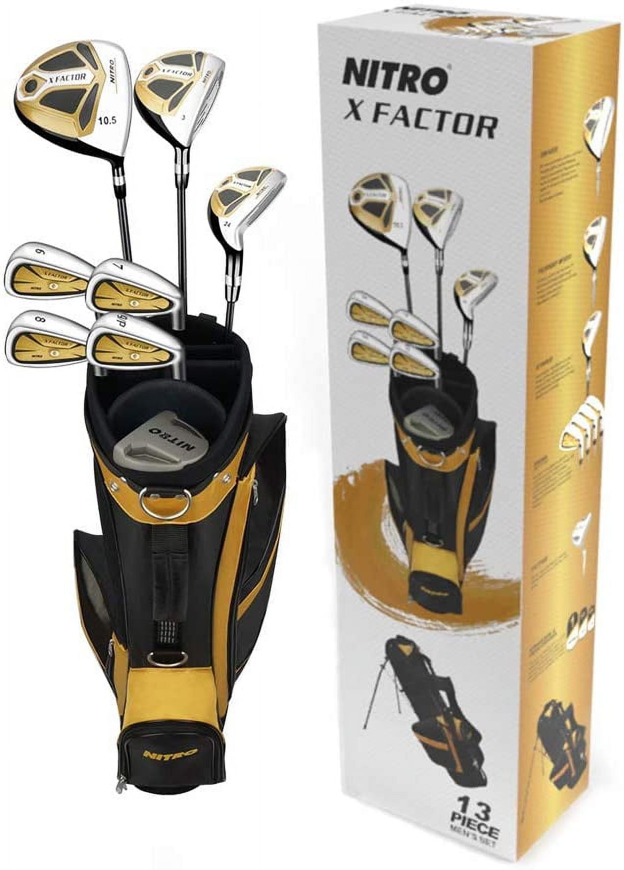 Nitro X Factor 13 Piece Golf Complete Set Men's, Right Handed