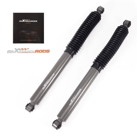 Nitrogen Charged Rear Shock Absorber for GMC Canyon & Chevy Colorado 2015-2023 2WD/4WD, Fits 2.5-6 Inch Lift Kit, Carbon Steel, 692mm Extended Length, SKU 86980979
