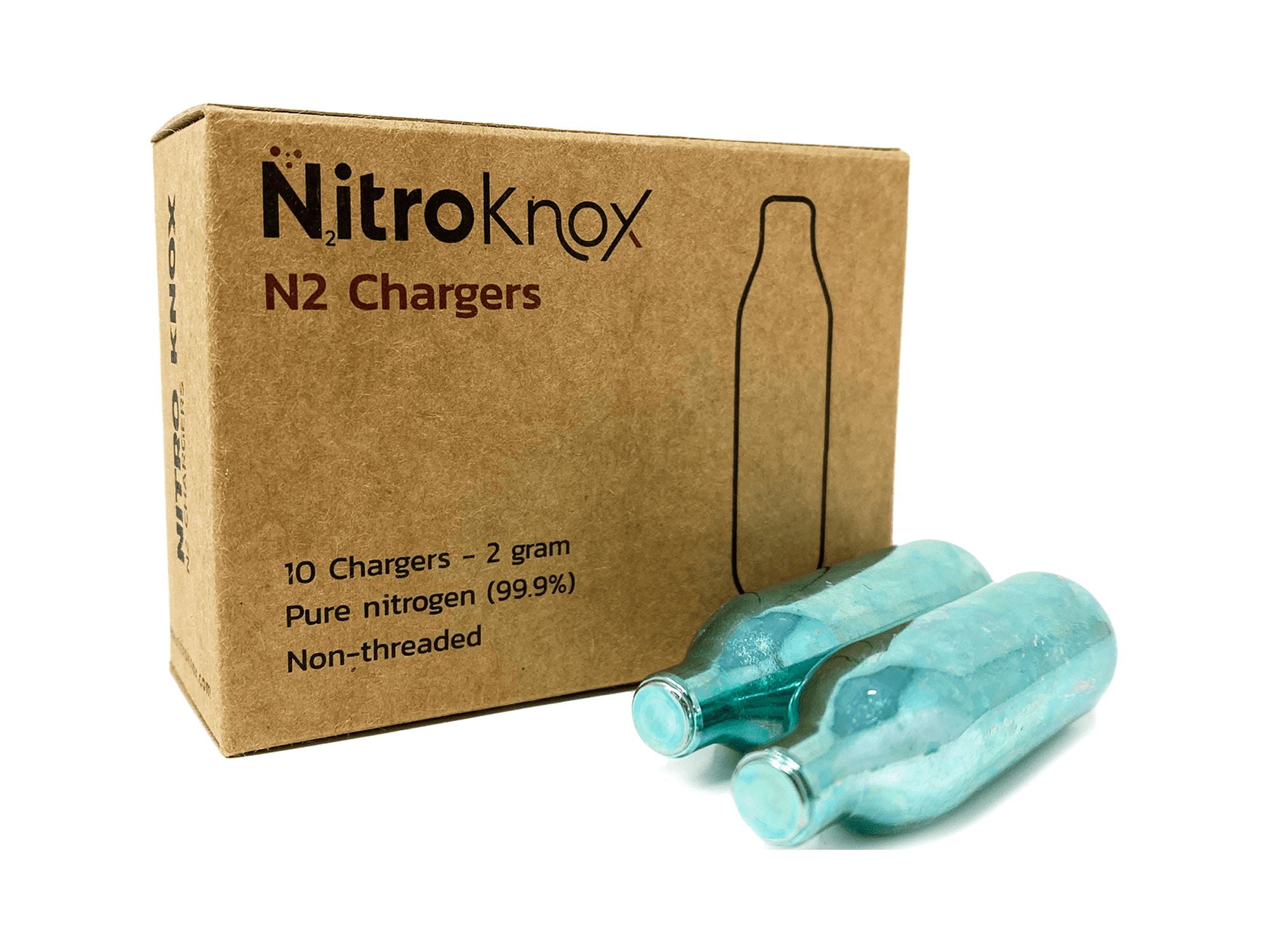 Nitrogen (N2) Chargers for Cold Brew Coffee 10Pack, Nonthreaded, Pure