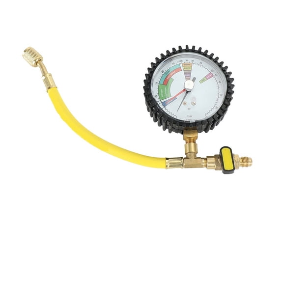 Nitrogen Pressure Tester 1/4 Inch Systems Cold Test Table Tools -1~60bar Pressure Gauge For R134a, R22, R407C, R410A. ,Portable