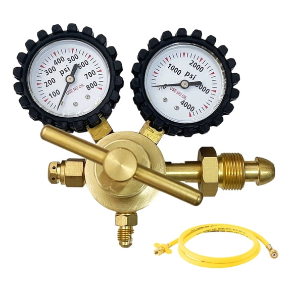 Nitrogen Regulator 600/800PSI For Easy Leak Detection And Fault Troubleshooting