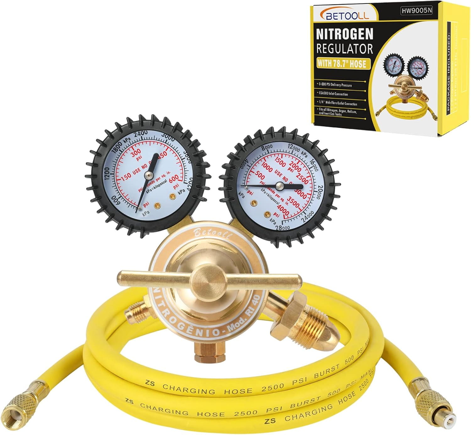 Nitrogen Regulator - Nitrogen Gauge with 78.7